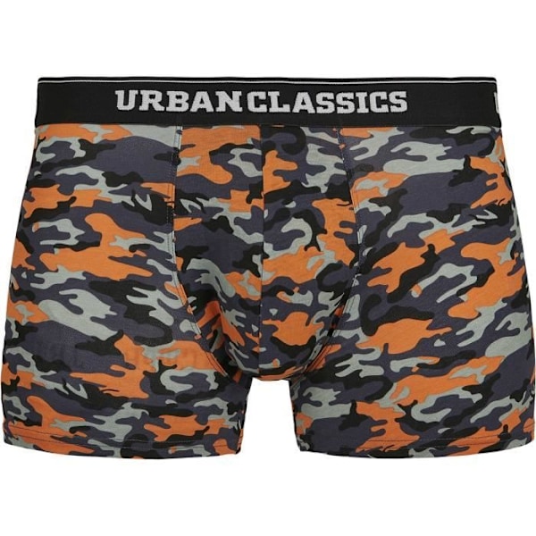 Herreboxers - URBAN CLASSICS - Sæt af 3 - Sort/Camouflage - 95% Bomuld - 5% Elastan Noir/camouflage L