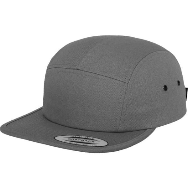 Snapback-lippis - Flexfit - JOCKEY - 5 paneelia - Tumma harmaa - 100% puuvilla