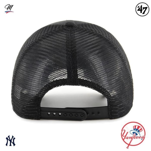 Casquette MLB New York Yankees 'Branson MVP' - B-BRSRS17CTP-BK - Herr - Svart - Polyester - Sportkläder Svart
