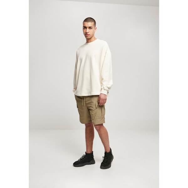 Sweatshirt - Urban Classics - rund hals - 100% ekologisk bomull - oversized passform - herr Vit XXL