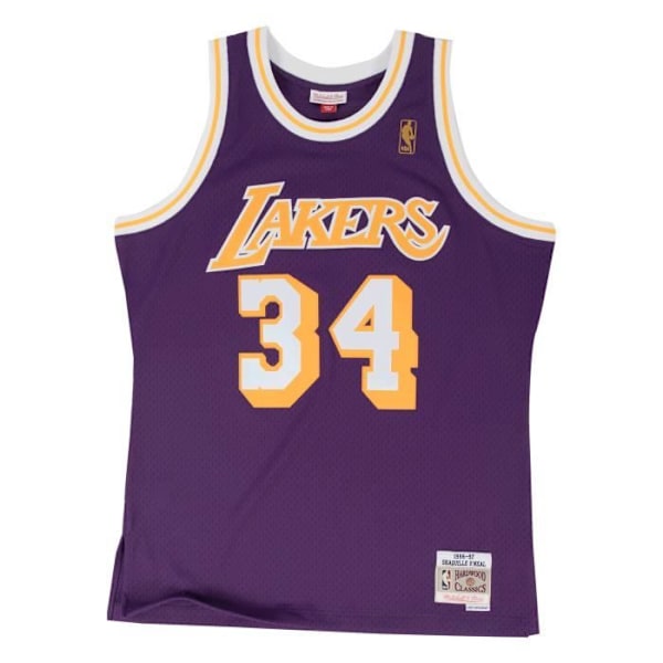 Maillot Swingman - Mitchell & Ness - Shaquille O'Neal - Herr - Lila - Andningsbar Lila/gul M