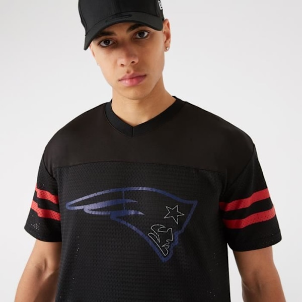 T-shirt oversized New England Patriots - sort Svart M
