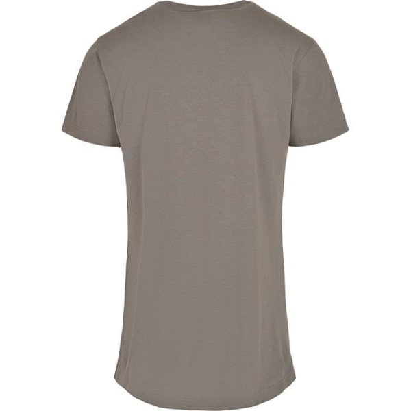 T-paita Pitkä Miehet - URBAN CLASSICS - Harmaa - Slim Fit - 100% Puuvilla Grå M