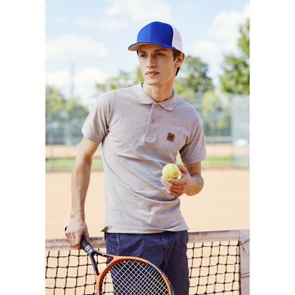 Keps - Flexfit - 2-tone - Polyester mesh - Design Comfortfit - 6 paneler svart vit L/XL