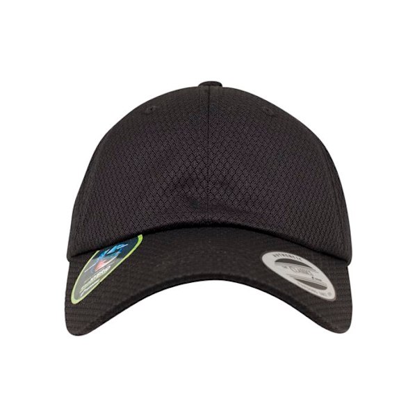 Casquette Dad Cap - Flexfit - Honeycomb - Sort - 100% Polyester - One Size