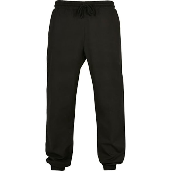 Joggingbyxor i bomullstwill - Urban Classics - Herr - Svart - Fitness - Inomhus Svart S