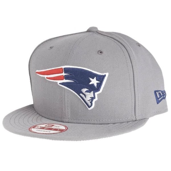 Snapback-cap - New Era - 9Fifty - New England Patriots - Grå - 100% Polyester - One Size grå