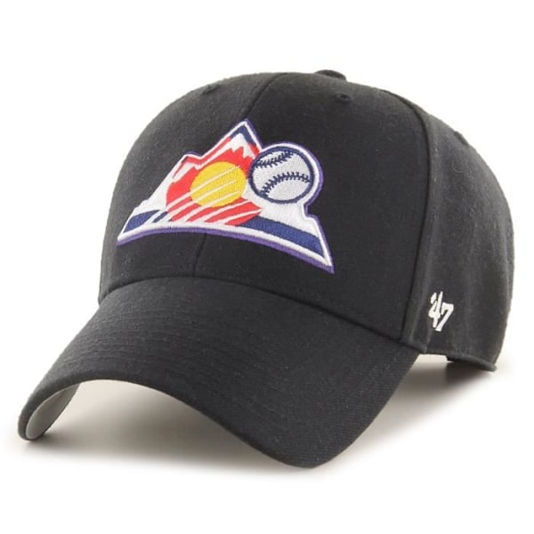 Casquette 47 Brand Relaxed Fit - MLB Colorado Rockies sort - Mand Svart