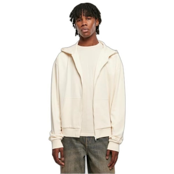 Urban Classics Ultra Heavy GT vetoketjullinen huppari - valkoinen - 3XL Vit XXXL