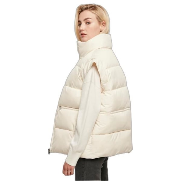 Doudoune dame - Urban Classics - hvid - 100% polyester - Størrelse S - Behagelig og stilfuld Vit jag