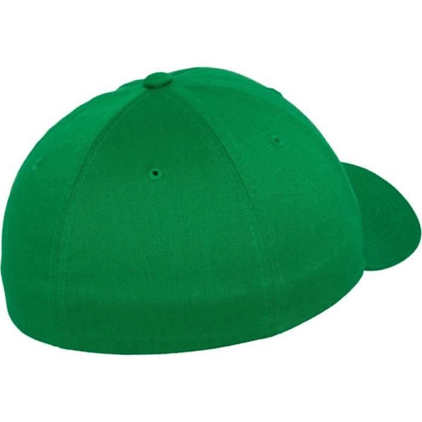 Flexfit WOOLY COMBED Stretchable Cap - peppargrön