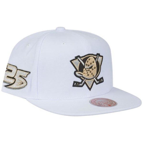 Casquette Snapback Mitchell & Ness VINTERN HVIT Anaheim Ducks - Herr - Hvit - Sportsklær Vit