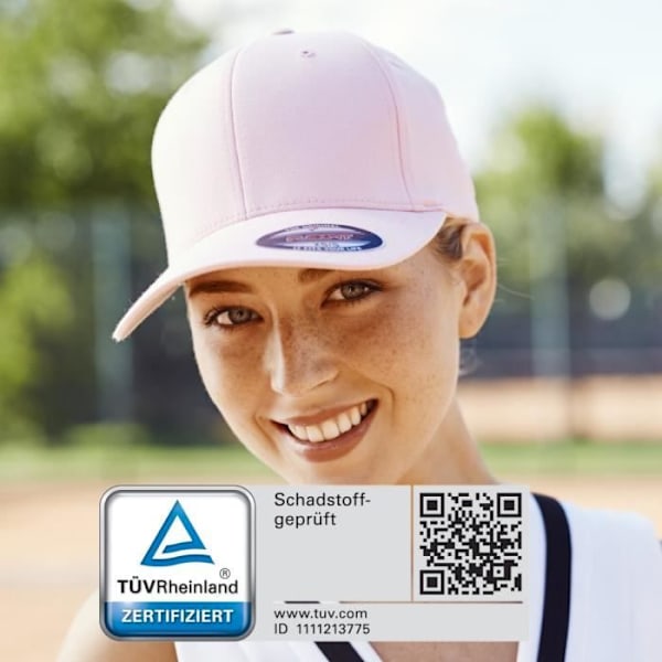 Basebollkeps - Flexfit - Wooly Combed - Unisex - Ljusblå - Sportkläder Blå himmel XXL