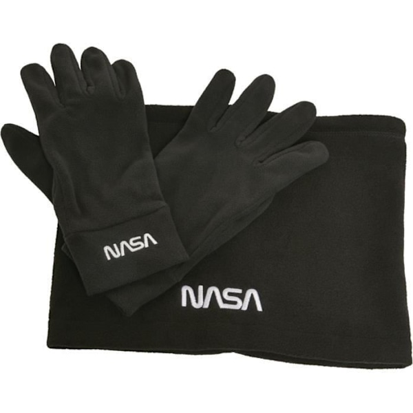 Sæt af polar - Mister Tee - NASA - Handsker og tørklæde - 100% akryl - Sort