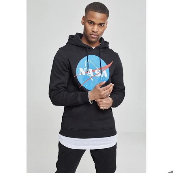 Huppari - Mister Tee - NASA - Musta - Pitkät hihat - Huppukaulus sort L