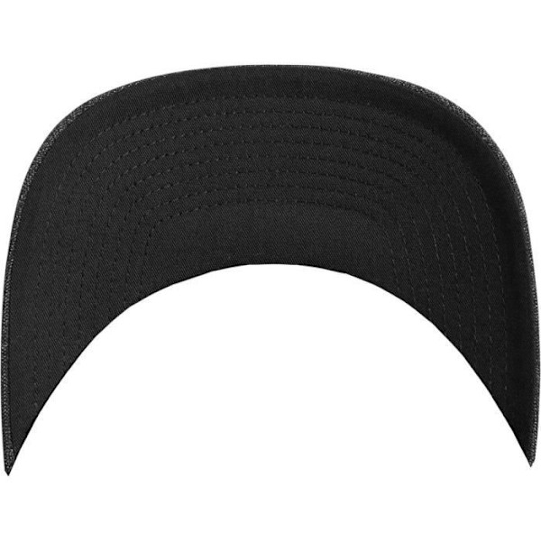 Flexfit FINE MELANGE Strækbar Bue Kasket - sort L/XL