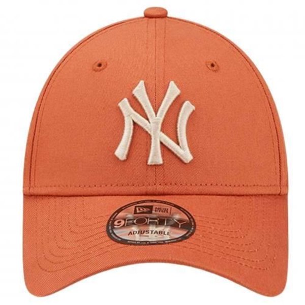 Herrkeps - NEW ERA - Rostanpelsin - Yankees logotyp - Böjt visir Rost orange, beige