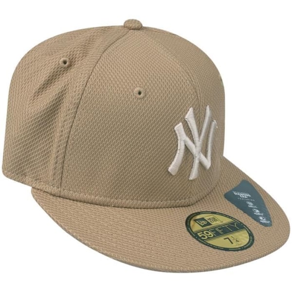 Casquette New Era 59Fifty - DIAMOND New York Yankees khaki - Platt skärm och stängd baksida Kaki 7
