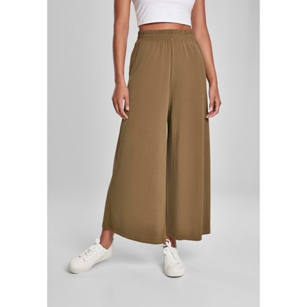 Culotte dame - Urban Classic - Modal - Petrolblå - Elastisk talje - 3/4 længde blå olja XL