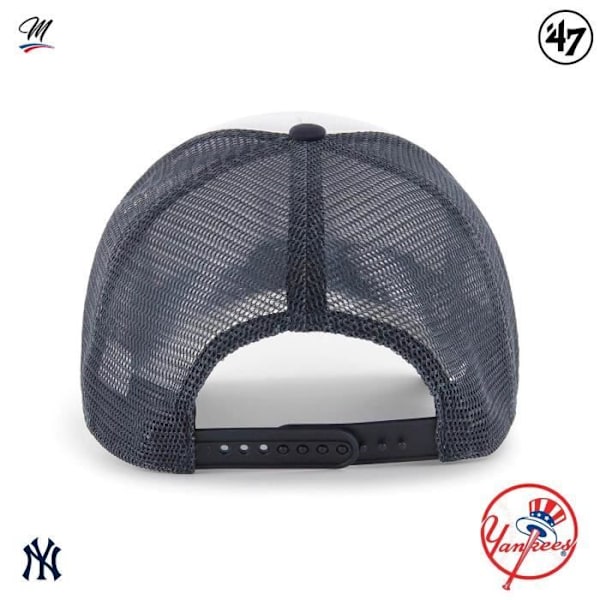 MLB New York Yankees 'Tri tone Foam '47 Offside DT' Keps - B-TRTFM17KPP-NY