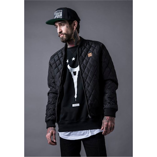 Parka - Kaupunkiklassikko - timantinylon GT - Pitkähiha blouson - 2 taskua - 100% Polyesteri svart XXXXXL