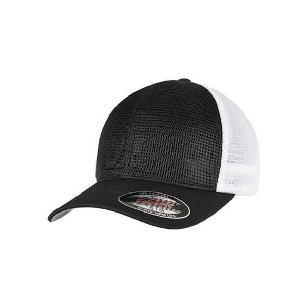Casquette - Urban Classics - 360 Omnimesh - Sort/Hvid - Urban Stil - One Size Svart vit S / M