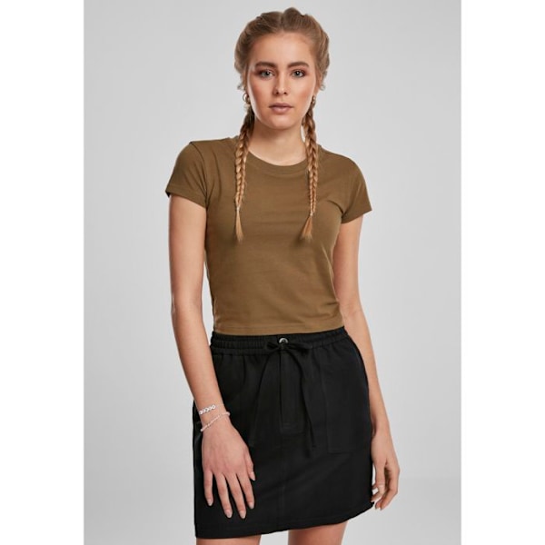 T-shirt dame - Urban Classic - Stretch - Sort - Korte ærmer - Rund hals svart XL