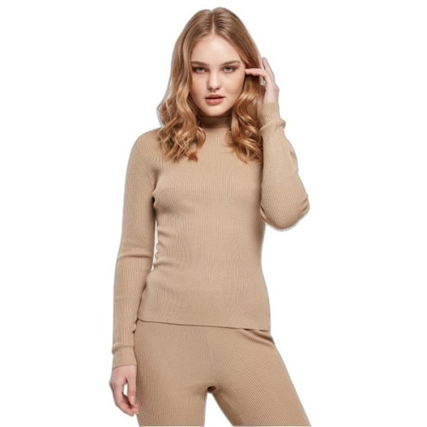Rullekravestrik til kvinder Urban Classics - beige - L Beige S