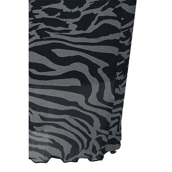 Urban Classics Naisten AOP Kaksinkertainen Mekko Femmes Midimekko Musta/Harmaa Svartgrå S