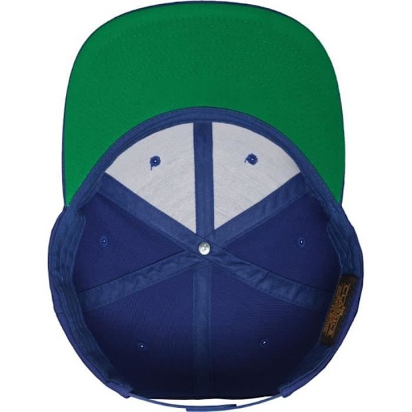 Flexfit Classic 6-Panel Snapback Cap - royal