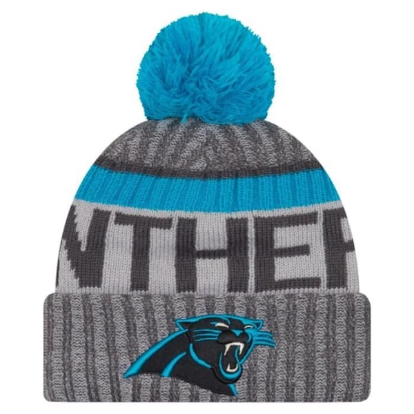 Uuden vuoden talvihattu New Era NFL SIDELINE 2017 - Carolina Panthers - Musta - Urheiluvaatteet Svart
