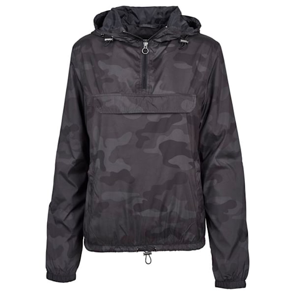 Hættetrøje - Urban Classic - Camo - Grå - Lange ærmer - Dame svart camo XS