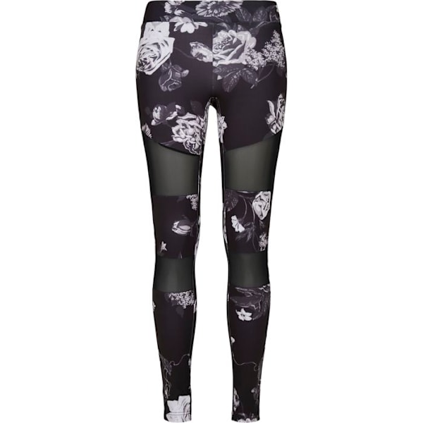 Leggings til kvinder i mesh Urban Classics svart/grå/vit jag