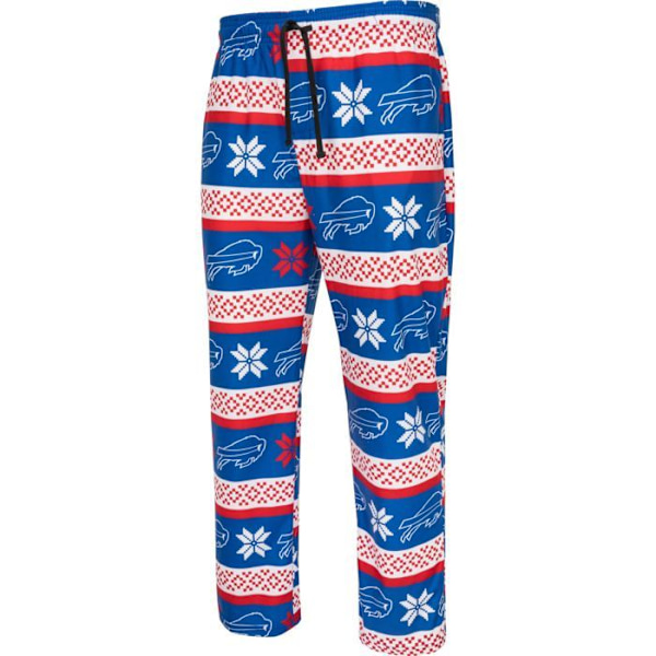 NFL-hold Vinter JULE Pyjamas Sæt skjorte og bukser Buffalo Bills M