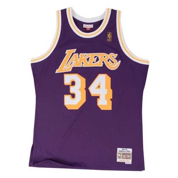Maillot Swingman - Mitchell & Ness - Shaquille O'Neal - Herr - Lila - Andningsbar Lila/gul M