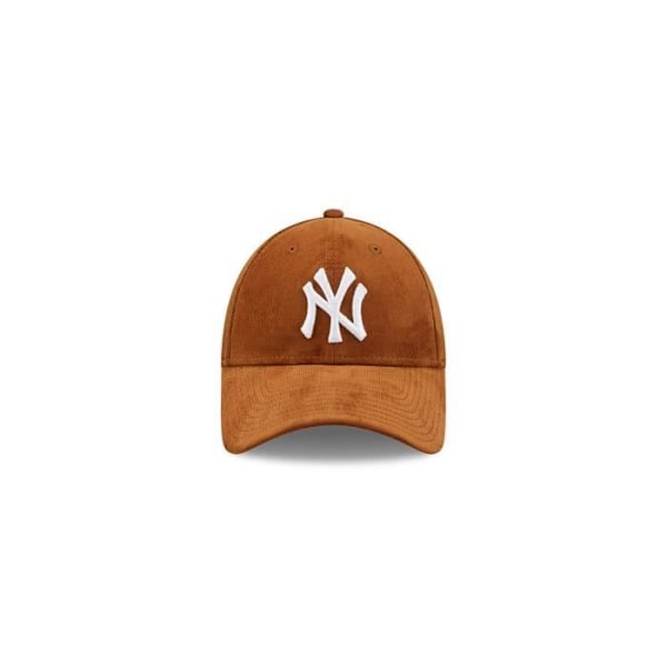 Casquette Dam New Era NY Yankees Corduroy 9Forty - Brun - Broderat logotyp - Båge skärm kastanj