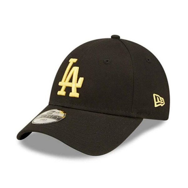 Lippalakki - NEW ERA - MLB Los Angeles Dodgers - Musta - Lapsi - Urheiluvaatteet Svart