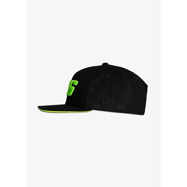 Kasket - New Era - 9FIFTY - VR46 - Suede - Sort - Størrelse S-M Svart S / M