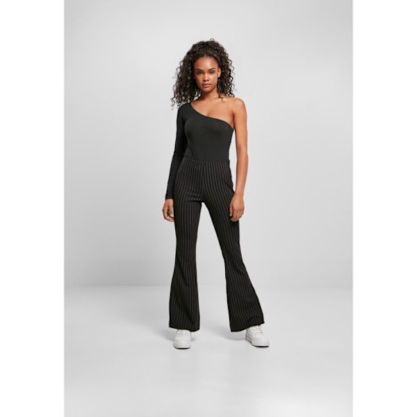Body kvinde - Urban Classics - Asymmetrisk - Økologisk bomuld - Sort - Lange ærmer svart XS