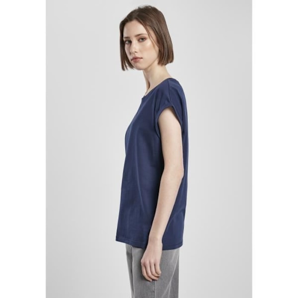Naisten T-paita - Urban Classics - Laajennetut olkaimet - 100% Puuvilla - Lyhyet hihat - Loose-malli Mörkblå S