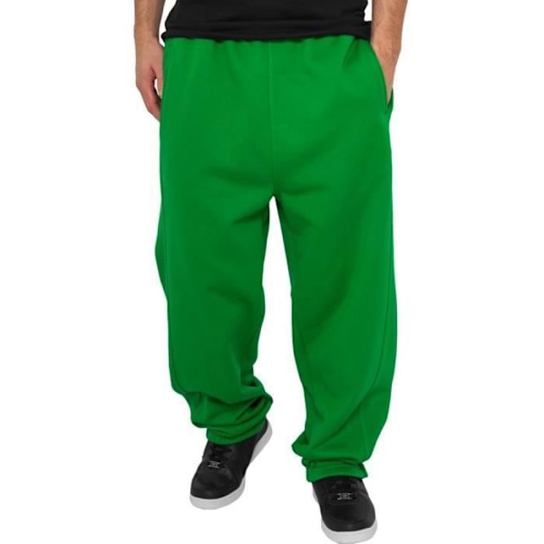 Urheiluhousut - Urban Classics - Mies - Celtin vihreä - Fleece 380 GSM - Urban Fit Grön XS