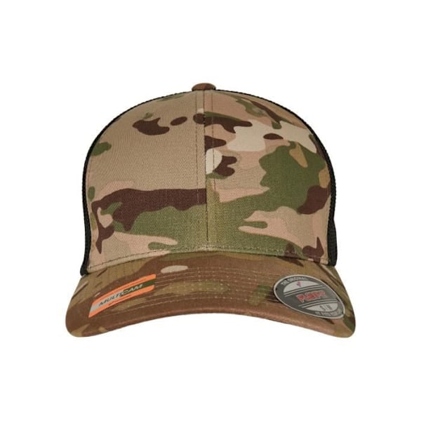 Trucker-lakkia - Flexfit - Multicam - läpinäkyvä verkko - optimaalinen istuvuus - kaupunkityyli Multicam S / M