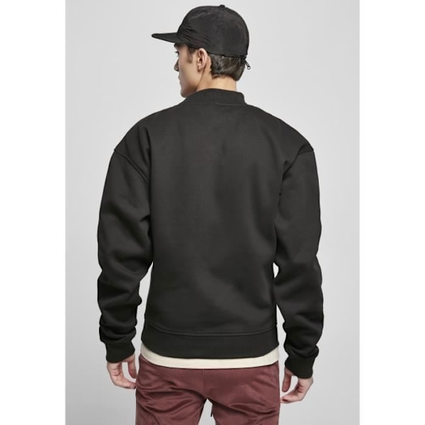 Huppari Urban Classics mock neck crew - musta - M Svart XL