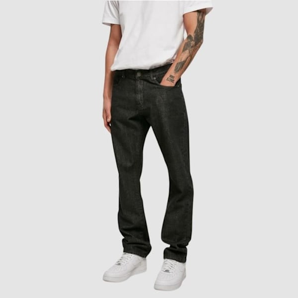 Urban Classics Orgaaninen Suora Lahje Farkut - musta - 28 Svart 28
