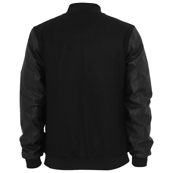 Urban Classics - Oldschool College Jacka svart - S - XXL