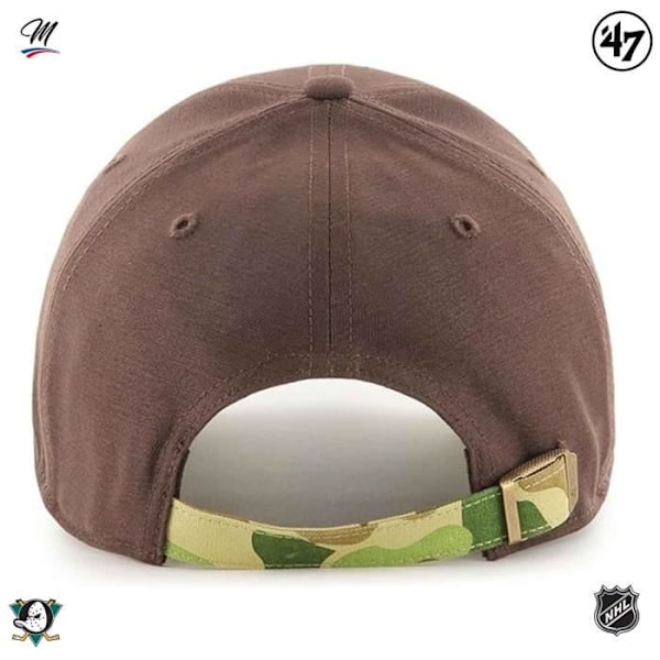 Caps - NHL - Anaheim Ducks - Frog Skin Camo - 100% Bomuld - Justerbar Snapback Kamouflage