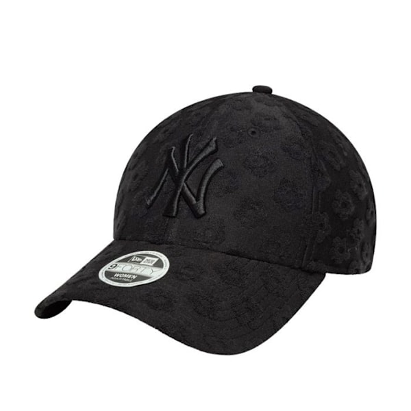 New Era Kläder Modell New York Yankees Dam Mlb Floral Handduk Svart 9forty Justerbar - Färg Svart Svart