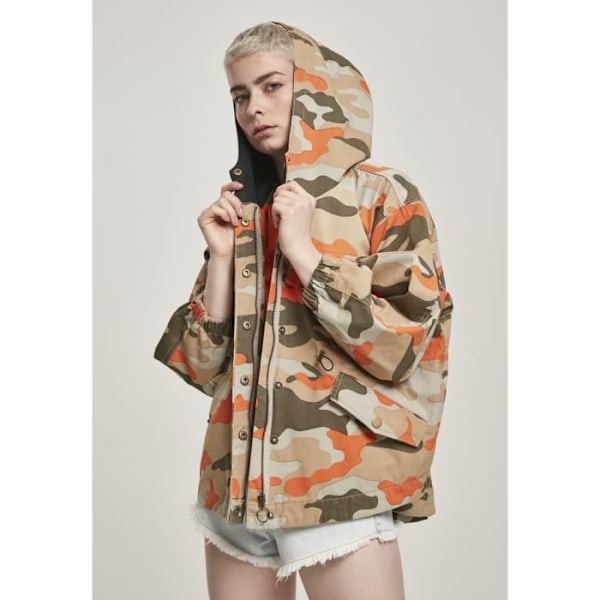 Urban Classics oversized parkas för kvinnor Kamouflage jag