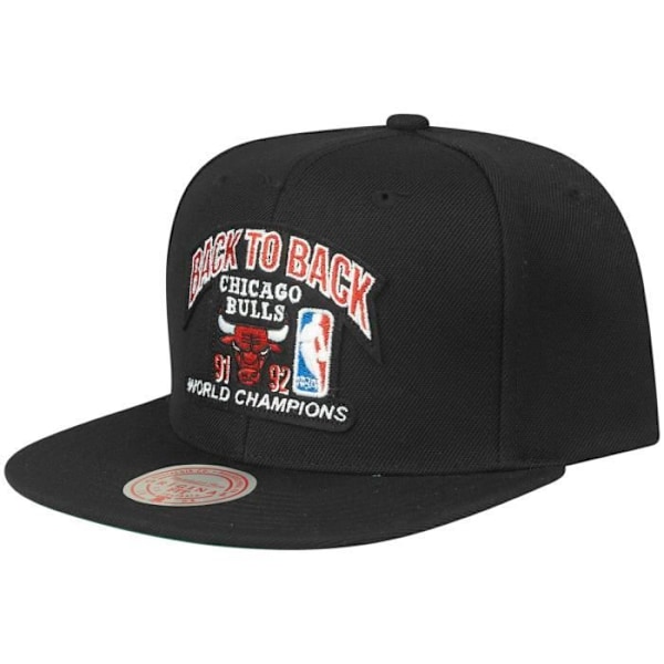 Snapback-lippis Mitchell & Ness - Chicago Bulls 1991/92 - Valkoinen - Mies - Urheiluvaatteet Svart och röd