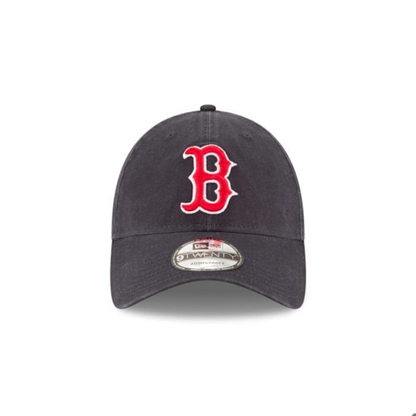 Basebollkeps - New Era - 9TWENTY - Boston Red Sox - 100% Bomull - Unisex - Justerbar blå/röd Unik storlek